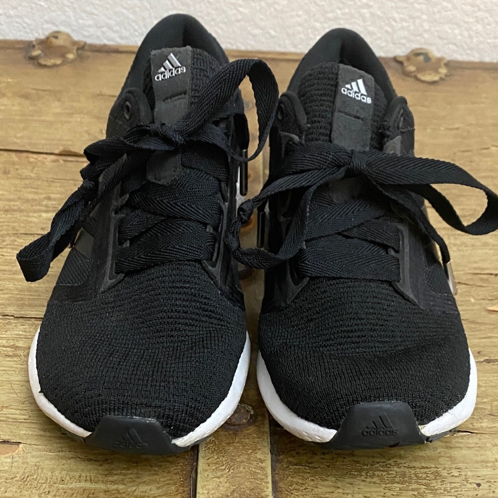 Adidas Edge Lux Running Shoes Black Womens Size 6 Athletic Sneakers
